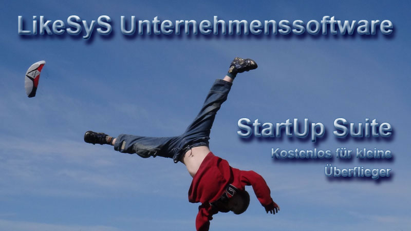 Kostenlose LikeSyS SturtUp Suite für kleine Unternehmen.